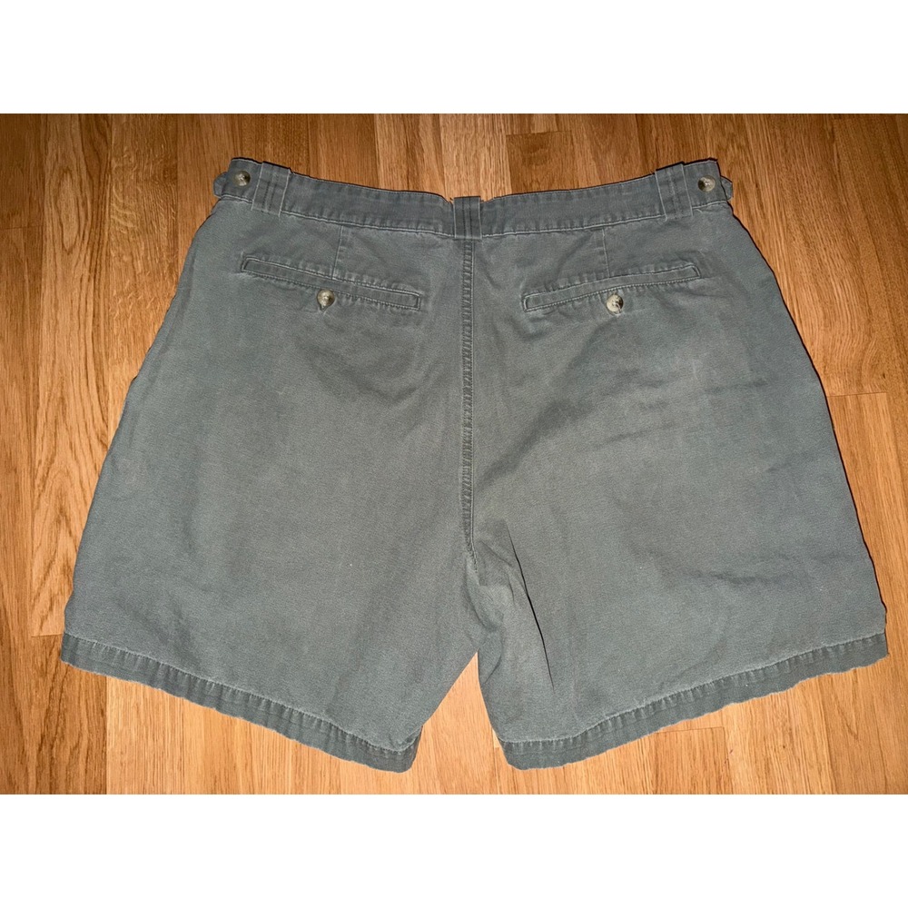 Columbia Sportswear Mens 38 Sage Green Cotton Canvas Cargo Shorts - Picture 4 of 4